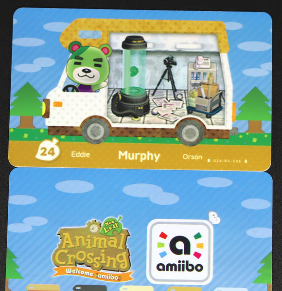 Murphy - Welcome Series #24 Animal Crossing Amiibo Card