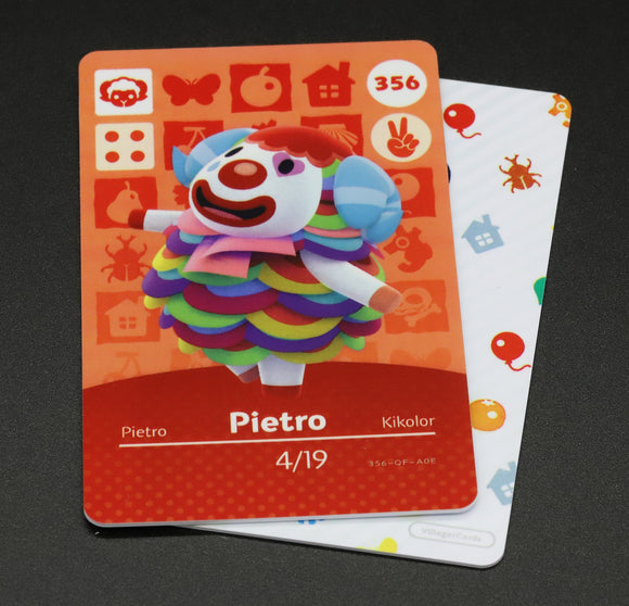 Pietro #356 Animal Crossing Amiibo Card