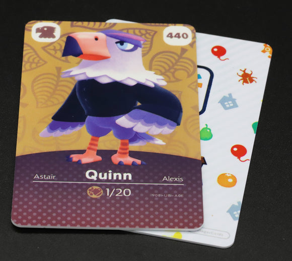 Quinn #440 Animal Crossing Amiibo Card (Series 5)