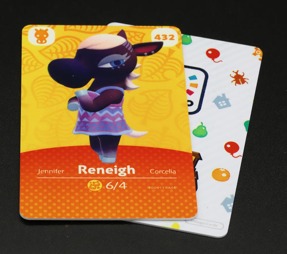 Reneigh #432 Animal Crossing Amiibo Card (Series 5)