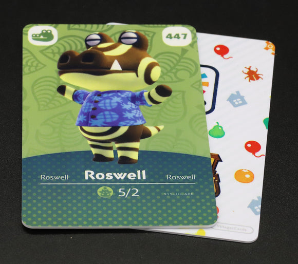 Roswell #447 Animal Crossing Amiibo Card (Series 5)