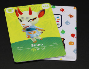 Shino #436 Animal Crossing Amiibo Card (Series 5)