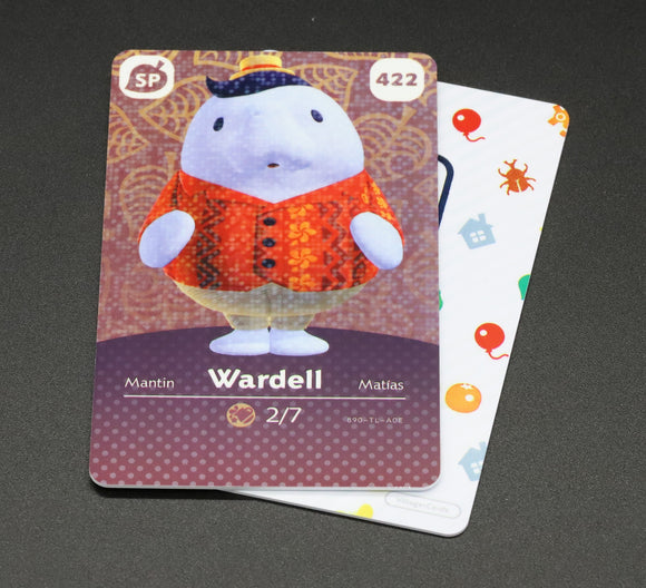 Wardell #422 Animal Crossing Amiibo Card (Series 5 Special Character)