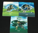 3-pack Legend of Zelda - Link TOTK + Archer + Rider NFC Card Tag amiibo
