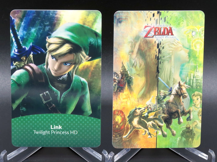 The Legend of Zelda Link (Twilight Princess HD) Fan-Made NFC Card, amiibo-Compatible