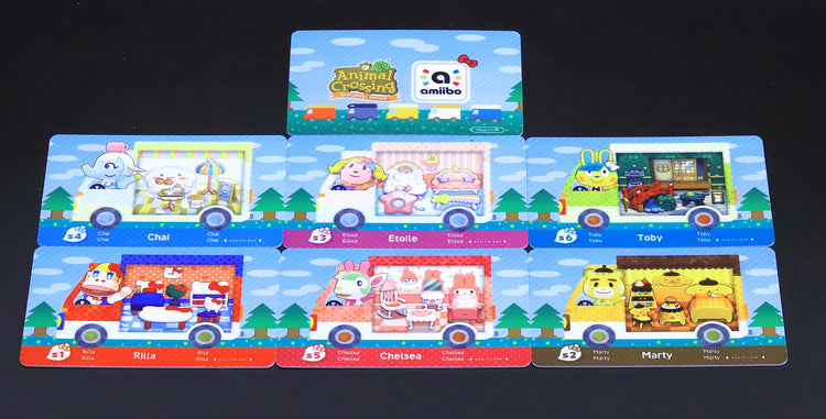 6-pack Fan-Made Custom NFC Card Bundle, amiibo-Compatible