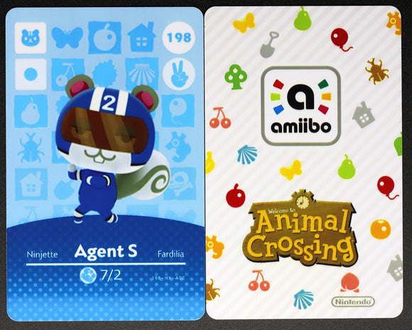 Agent S #198 Animal Crossing Amiibo Card
