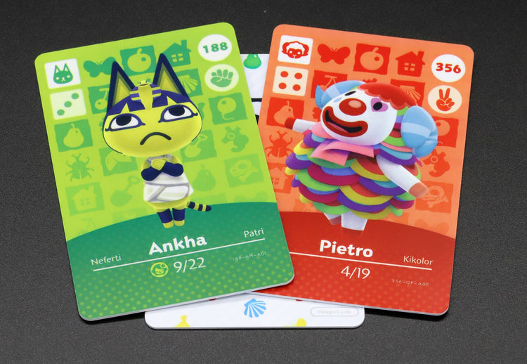 Ankha & Pietro Bundle - Villager NFC Cards for Animal Crossing New Horizons Amiibo