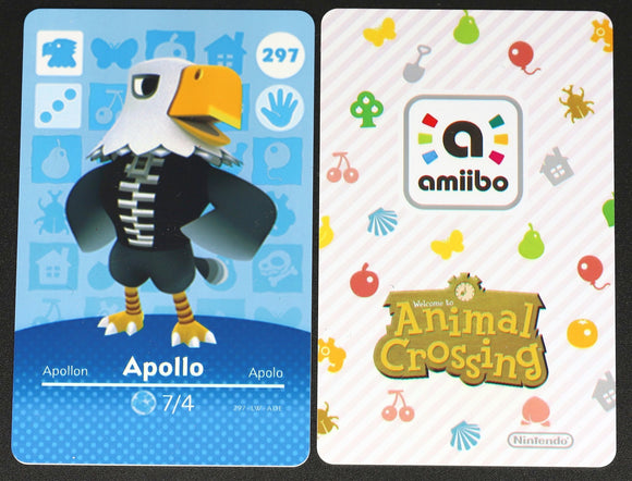 Apollo #297 Animal Crossing Amiibo Card