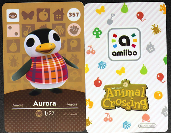 Aurora #357 Animal Crossing Amiibo Card