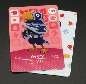 Avery #140 Animal Crossing Amiibo Card