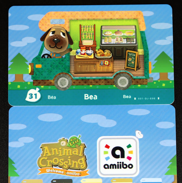 Bea - Welcome Series #31 Animal Crossing Amiibo Card