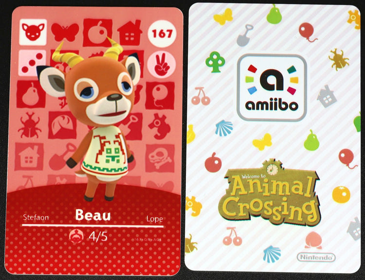 Beau - Villager NFC Card for Animal Crossing New Horizons Amiibo