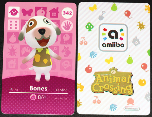 Carte amiibo animal crossing bonno 178