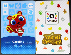 Caroline #290 Animal Crossing Amiibo Card