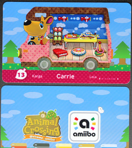 Carrie - Welcome Series #13 Animal Crossing Amiibo Card