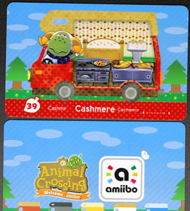 Cashmere - Welcome Series #39 Animal Crossing Amiibo Card