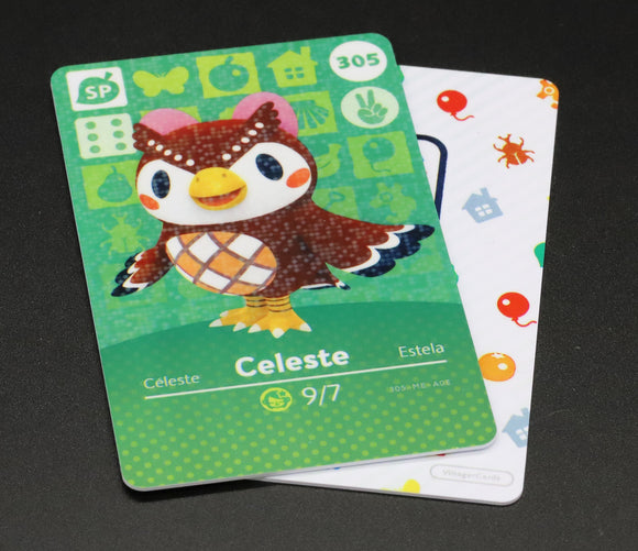 Celeste #305 Animal Crossing Amiibo Card (Special Character)