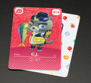 C.J. #412 Animal Crossing Amiibo Card (Series 5 Special Character)