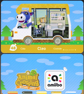 Cleo - Welcome Series #48 Animal Crossing Amiibo Card