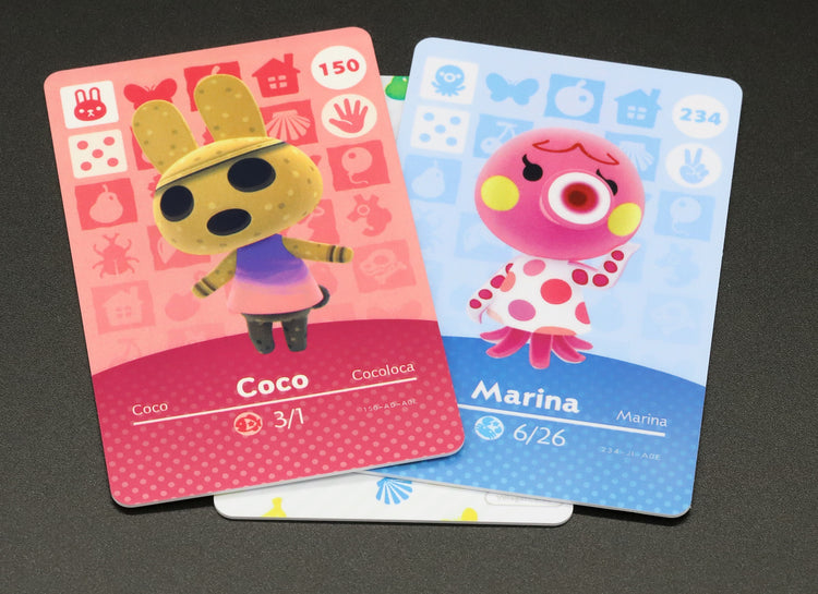 Coco & Marina Bundle - Villager NFC Cards for Animal Crossing New Horizons Amiibo