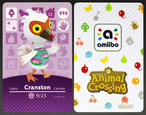 Cranston #392 Animal Crossing Amiibo Card