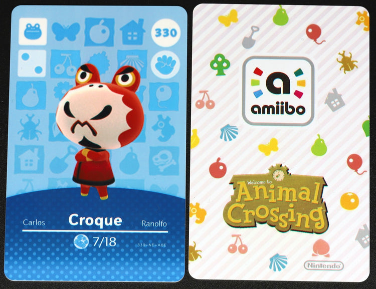 Croque - Villager NFC Card for Animal Crossing New Horizons Amiibo