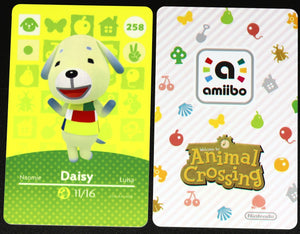 Daisy #258 Animal Crossing Amiibo Card