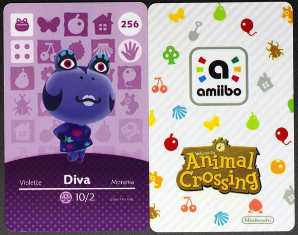 Diva #256 Animal Crossing Amiibo Card