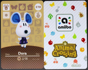 Dora #278 Animal Crossing Amiibo Card