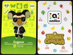 Eugene #080 Animal Crossing Amiibo Card