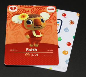 Faith #448 Animal Crossing Amiibo Card (Series 5)