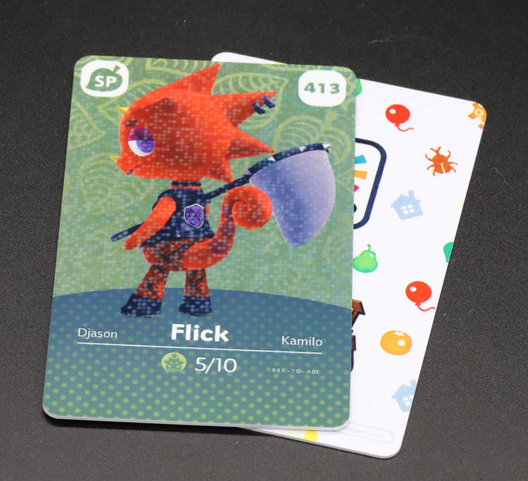 Flick - Villager NFC Card for Animal Crossing New Horizons Amiibo