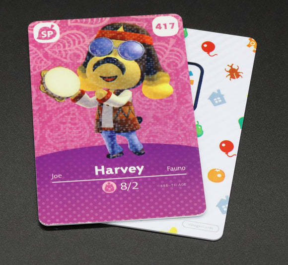 Harvey #417 Animal Crossing Amiibo Card (Series 5 Special Character)