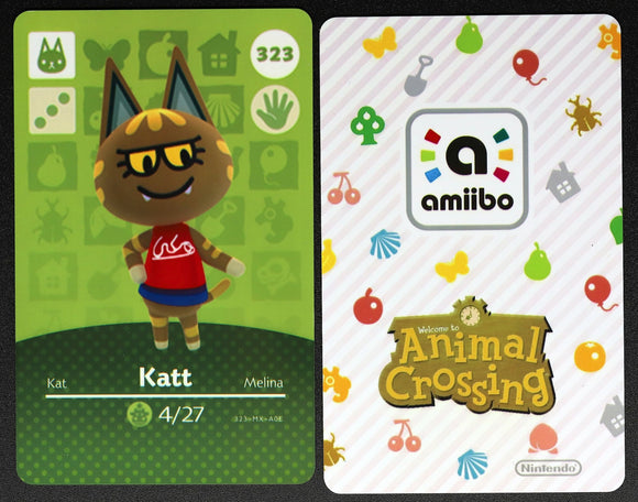 Katt #323 Animal Crossing Amiibo Card
