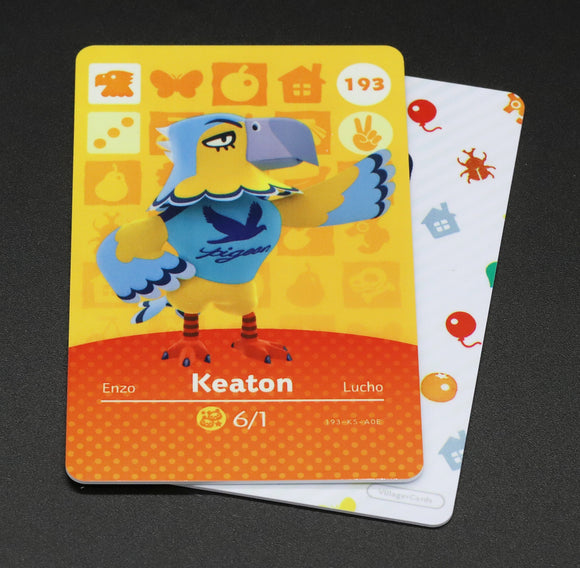 Keaton #193 Animal Crossing Amiibo Card