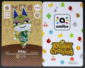 Kitty #166 Animal Crossing Amiibo Card