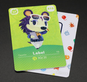 Label #410 Animal Crossing Amiibo Card (Series 5 Special Character)