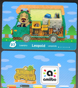 Leopold - Welcome Series #37 Animal Crossing Amiibo Card