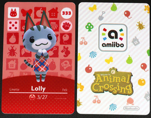 Lolly #333 Animal Crossing Amiibo Card
