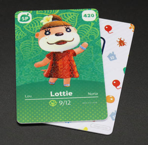 Lottie #420 Animal Crossing Amiibo Card (Series 5 Special Character)