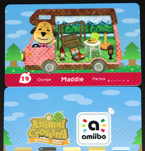 Maddie - Welcome Series #19 Animal Crossing Amiibo Card