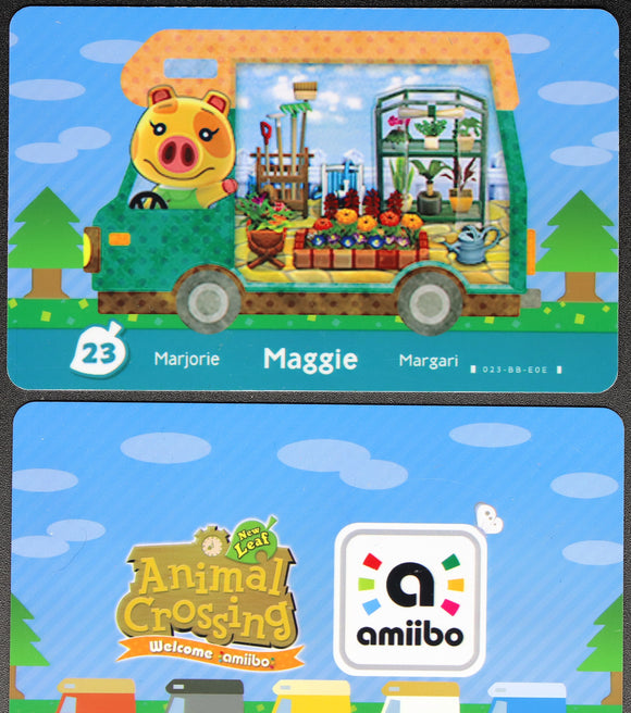 Maggie - Welcome Series #23 Animal Crossing Amiibo Card