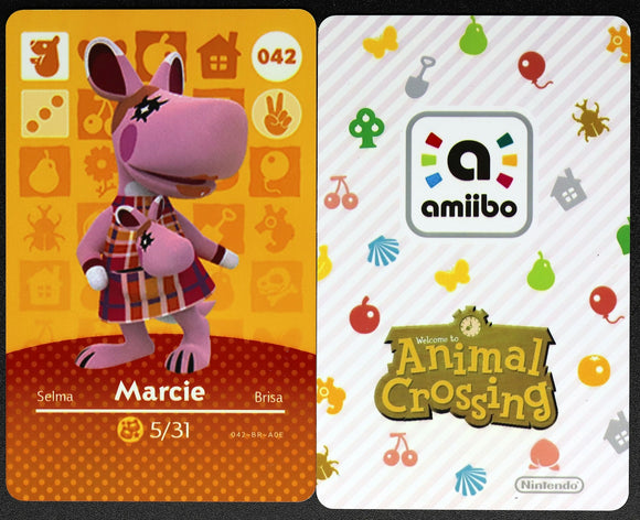 Marcie #042 Animal Crossing Amiibo Card
