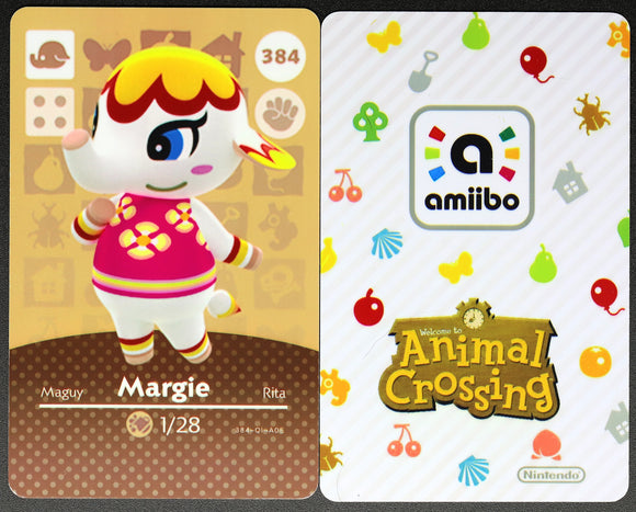 Margie #384 Animal Crossing Amiibo Card