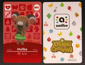 Melba #341 Animal Crossing Amiibo Card