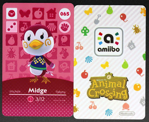 Midge #065 Animal Crossing Amiibo Card