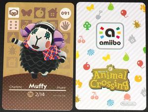 Muffy #091 Animal Crossing Amiibo Card