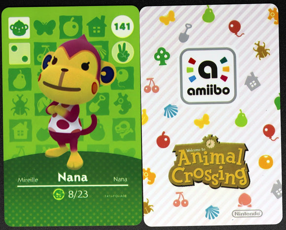 Nana #141 Animal Crossing Amiibo Card