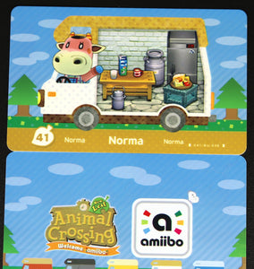 Norma - Welcome Series #41 Animal Crossing Amiibo Card